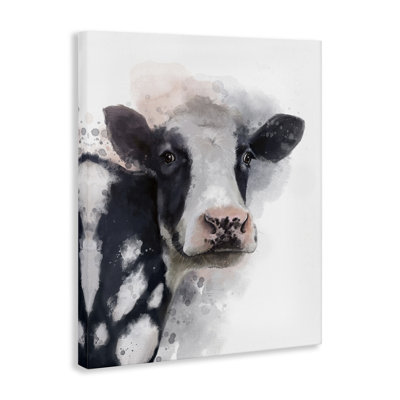Art mural noir et blanc sur toile de veau par Matthew Piotrowicz