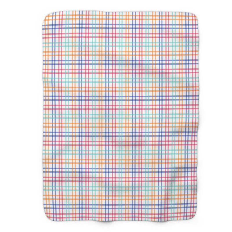 Couverture en sherpa de qualité supérieure 1 pièce Gentle Bright 0010, L 50 po x L 60 po