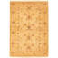 Tapis décoratif en laine noué à la main de conception unique 4 pi 7 po x 6 pi 6 po noué à la main new age pakh