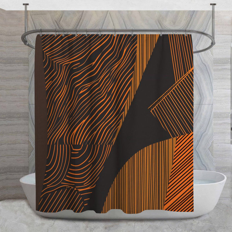 Rideau de douche Gaitlin, H 73 po x l 70 po