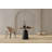 Anbar Round Metal Base Dining Table