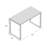 Malmesbury Metal Base Writing Desk-1651280267