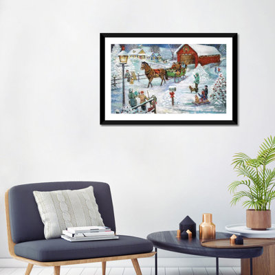 «Sleigh Ride» par Ruane Manning - reproduction d'art