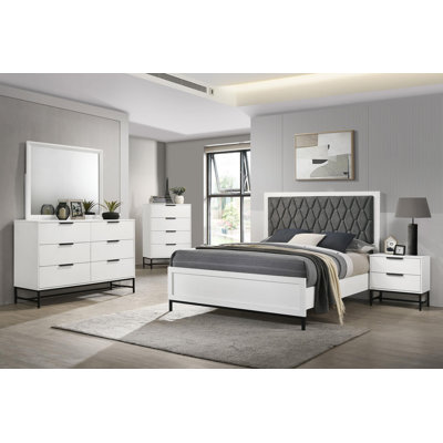 Sonora 4-Drawer Bedroom Chest White