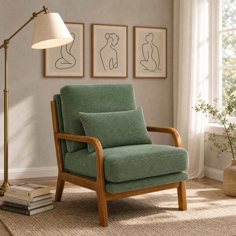 Méridienne d'appoint Classic Aesthetic, Dark Green