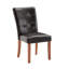 Chaise d'appoint capitonnée Annetha