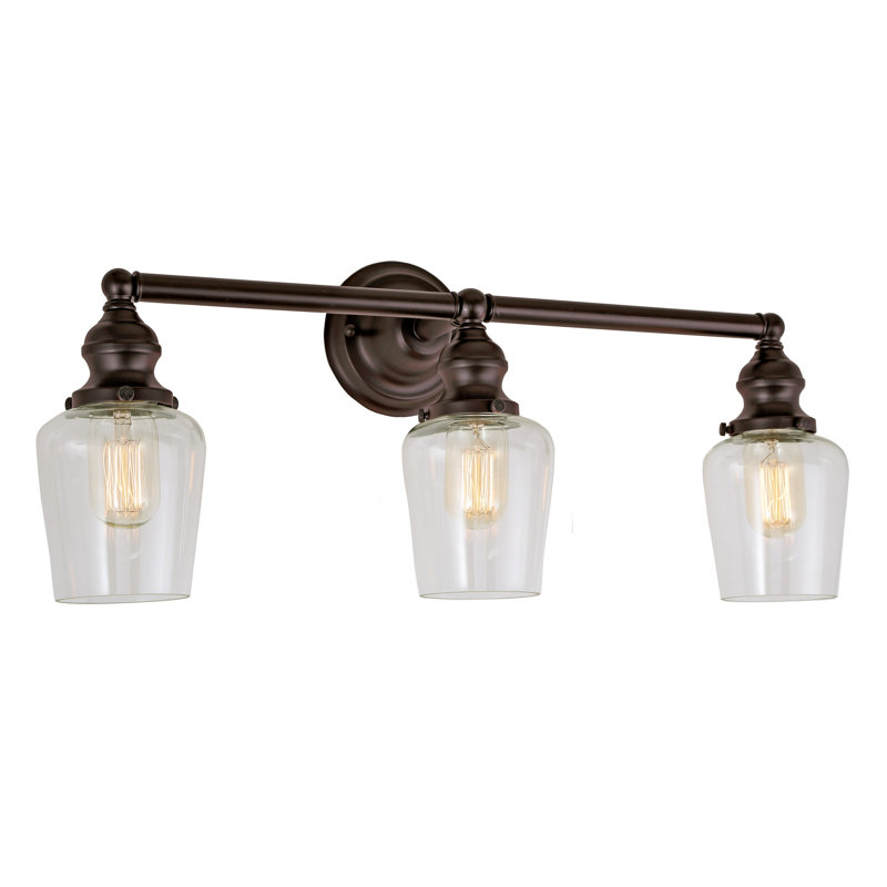 Shumway 3 - Light Dimmable Vanity Light, Oil Rubbed Bronze