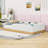 Twin Upholstered Platform Bed with Guardrail