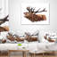 Tête de cerf - coussin imprimé animal-29884941-29884945