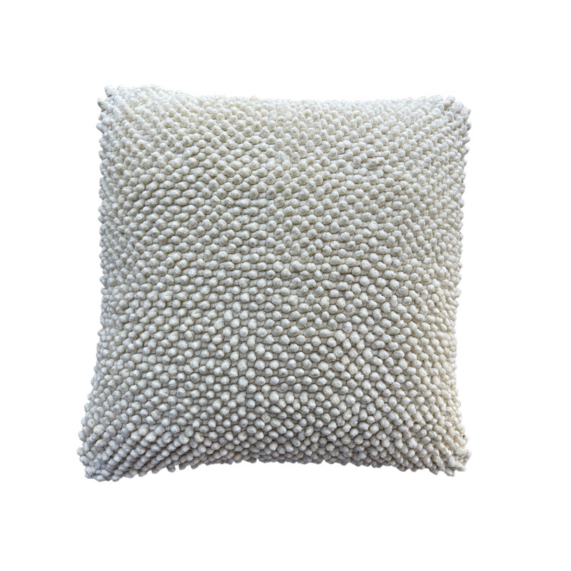 Cotton Reversible Pillow Cover, Ivory