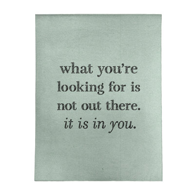 Quotes Chenille Indoor Rug
