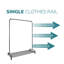 Bouffard 120cm Wide Clothes Rack-861436129