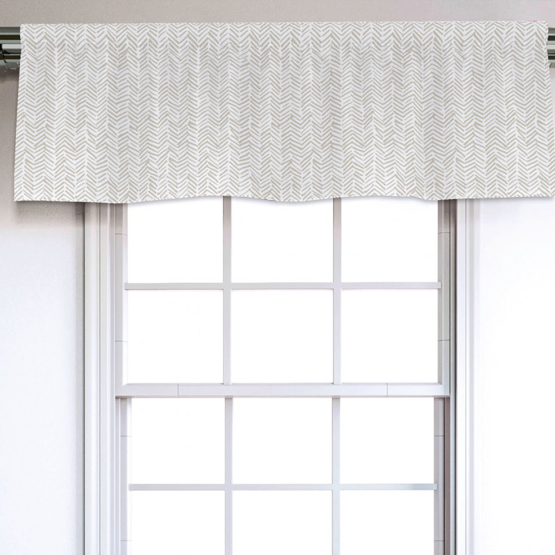Sateen Ruffled Window Valance