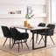 Suede Vintage Upholstered Arm Dining Chair Full Back-1963064682-1961907942