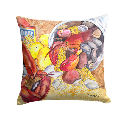  Coussin décoratif homard 14 po Lobster with Old Bay
