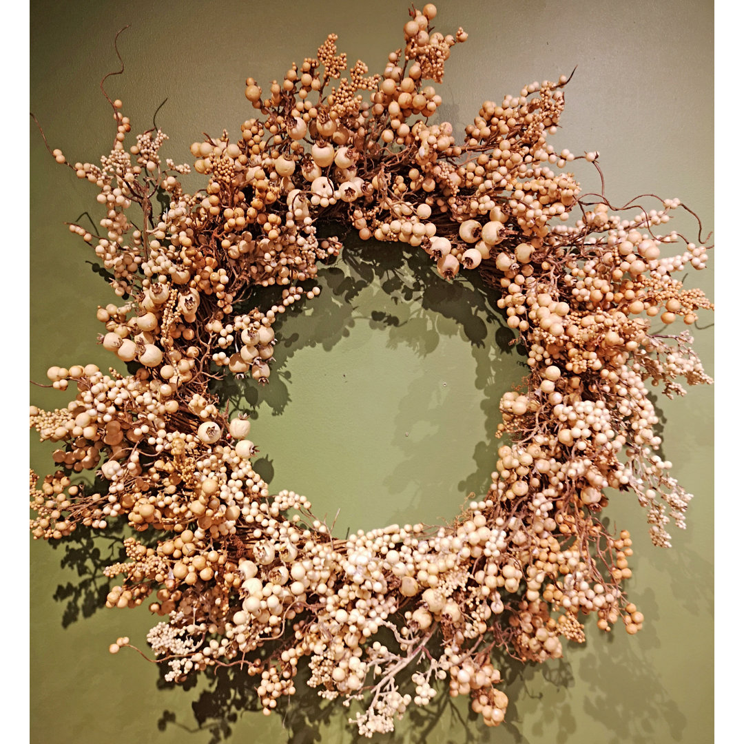 Faux Berry Foam 28'' Wreath August Grove® 