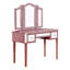 Ensemble de coiffeuse avec tabouret et miroir Magallon-21965108