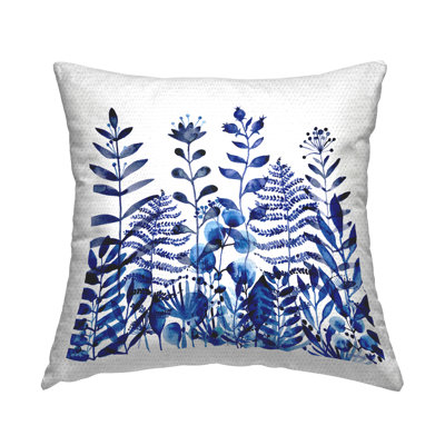 Floral Indoor/Outdoor Throw Pillow