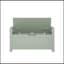 Banc avec rangement rabattable et siège souple-1099464041