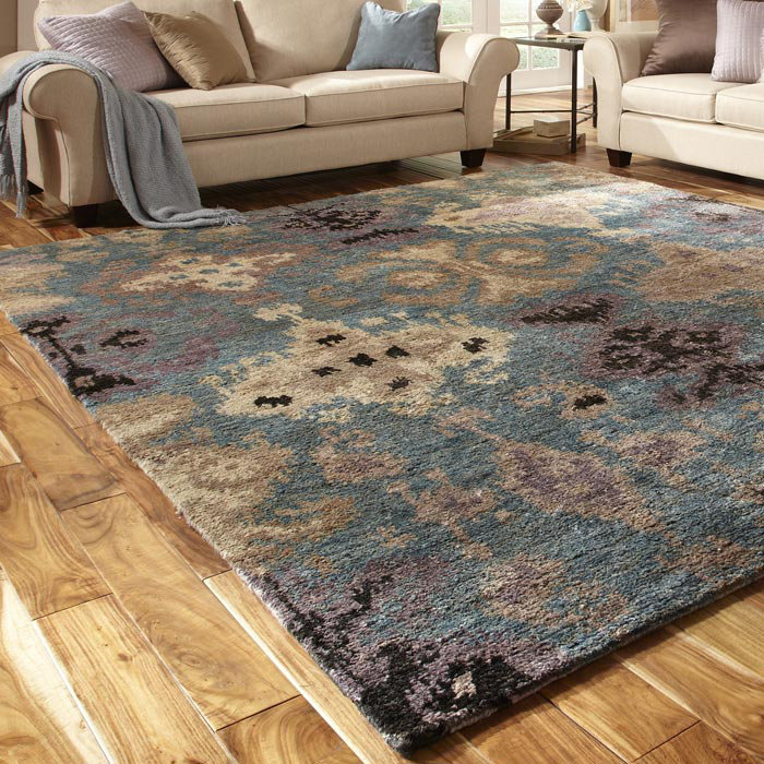 Ikat Indoor Rug, Rectangle 2' x 3'
