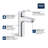 Eurosmart® Single Hole Bathroom Faucet with Drain Assembly-62487591