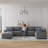 Reversible Flexible Combination Modular Sectional-459429294