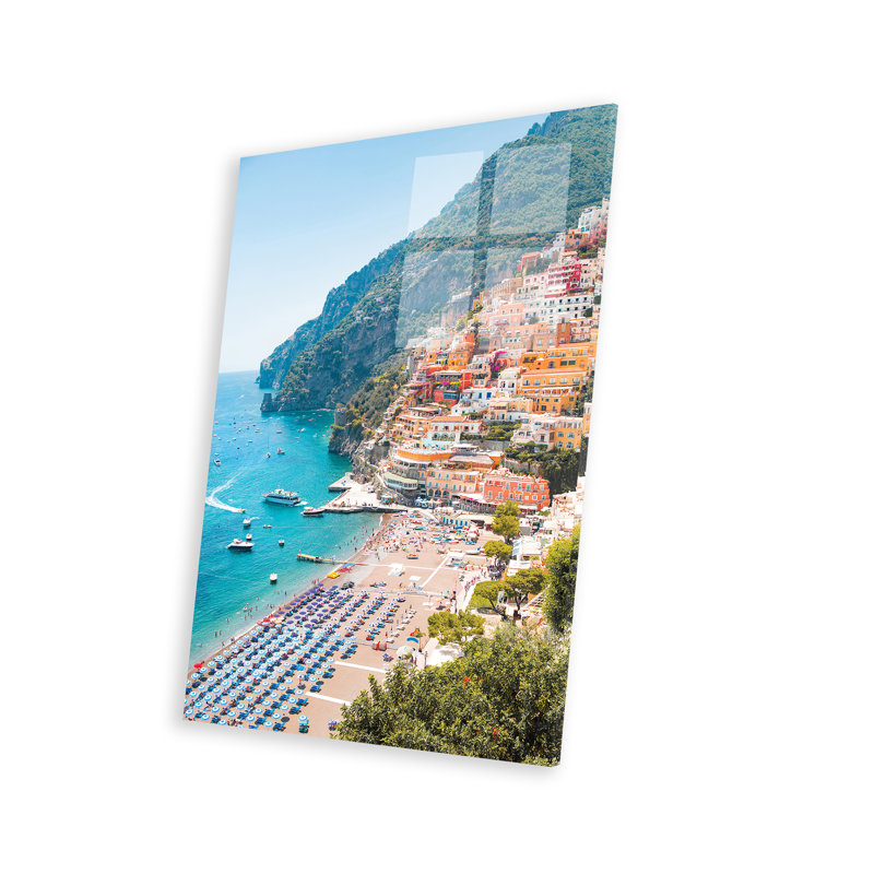 «Summer On Positano Beach On» par Victoria Metaxas Print