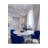 Turner Round Faux Marble Top Dining Table-46721891