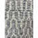 Mantra Rectangle Chevron Area Rug in Grey