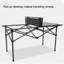 Table de camping rectangulaire pliante pour l'extérieur en bois, table pliante rectangulaire pour pique-nique