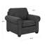 Chaise en tissu Belford, gris-122099489