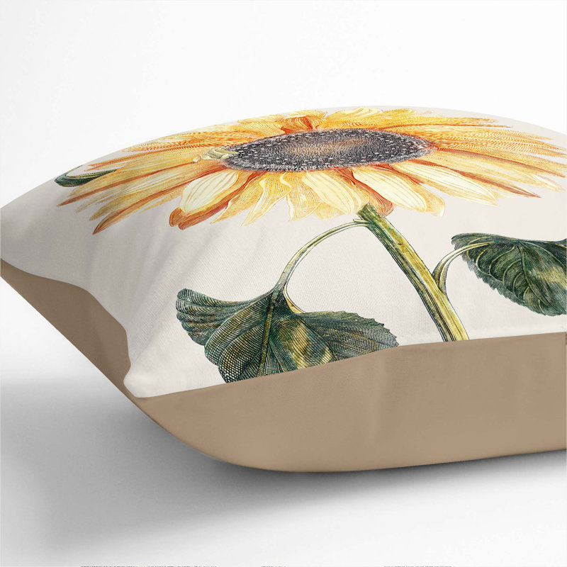 Square Cushion, 40cm H x 40cm W x 15cm D, Stone