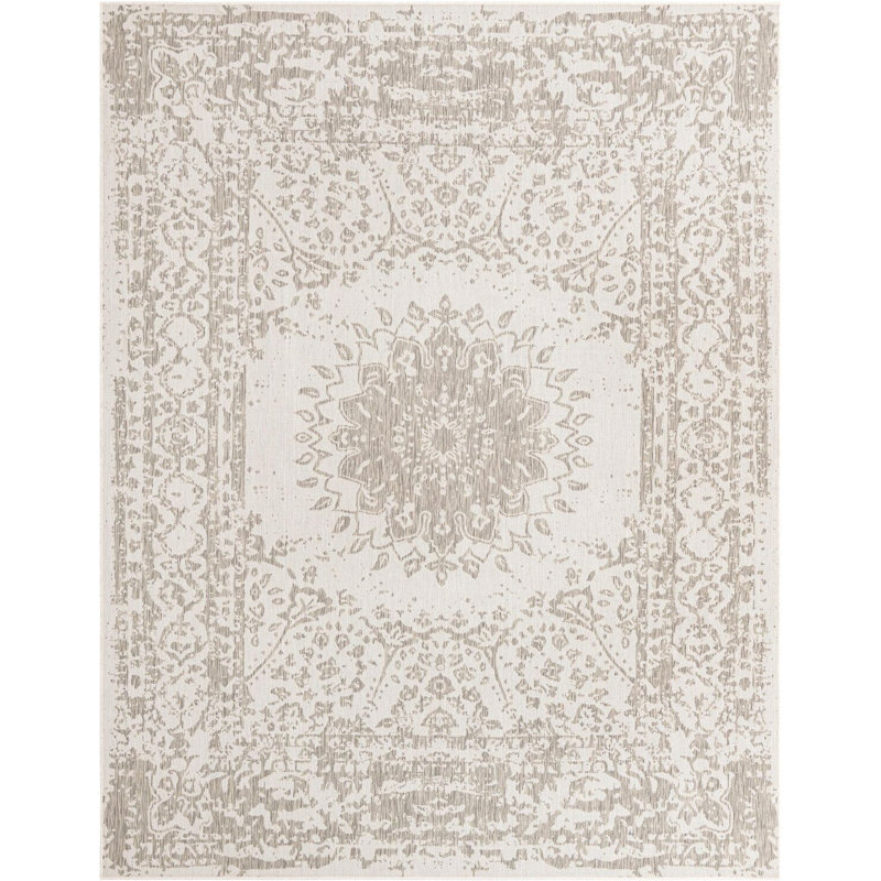 Transitional Hintz Area Rug Grey Colour, Rectangle 7'10" x 10'