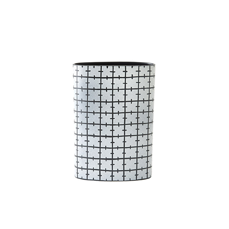 Stitch Handmade Ceramic Table Vase, 14'' H X 10'' W X 3.5'' D