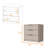 Washington Three Drawer Dresser-1602500944