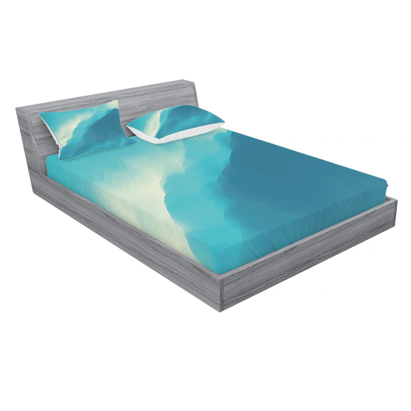 Microfiber Sheet Set, Full/Double Sheet Set+Fitted Sheet + 2 Pillowcases