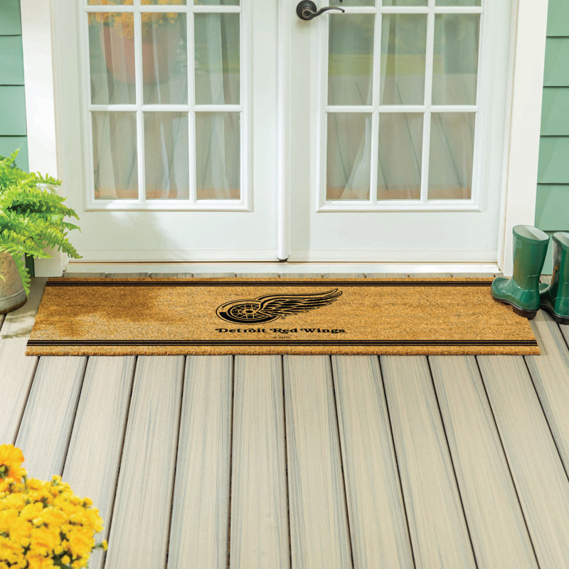 Très grand tapis couleur coco Detroit Red Wings, 60 po x 24 po