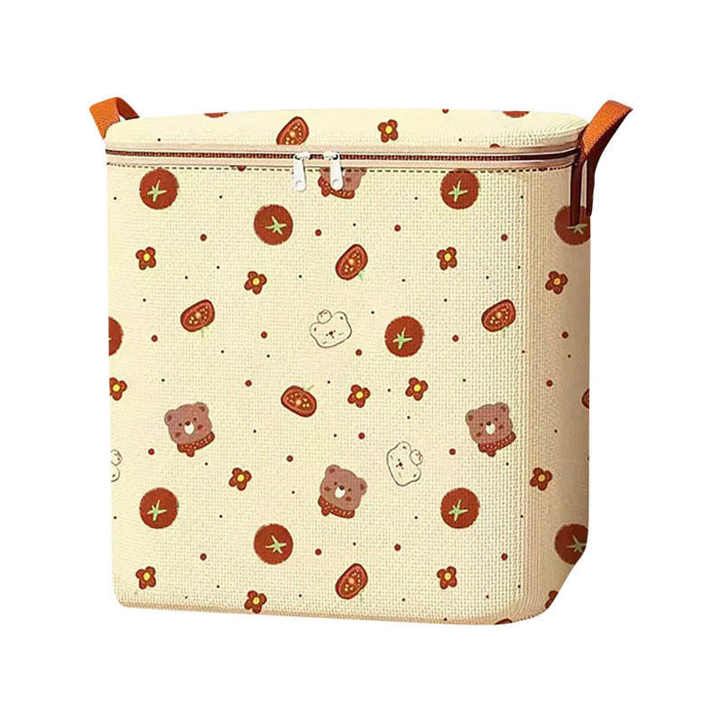 Large Capacity Storage Bins with Lids & Reinforced Handles, Closet Organizers and Storage, Clothes Storage Basket Containers for Clothing, Sweater, Comforter, Bedding