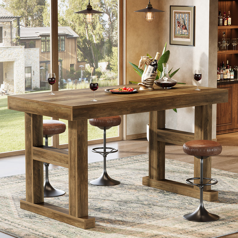 63-inch Counter Height Dining Table