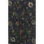 Himalayan Floral Area Rug in Black/Beige/Brown