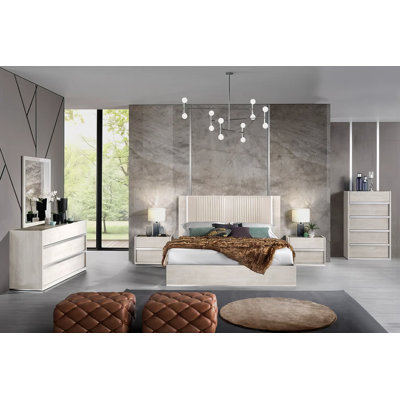 NEW Christine Collection (Beige) Bedroom 6PC Set Queen