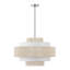 Lustre tambour moderne à niveaux-368041302