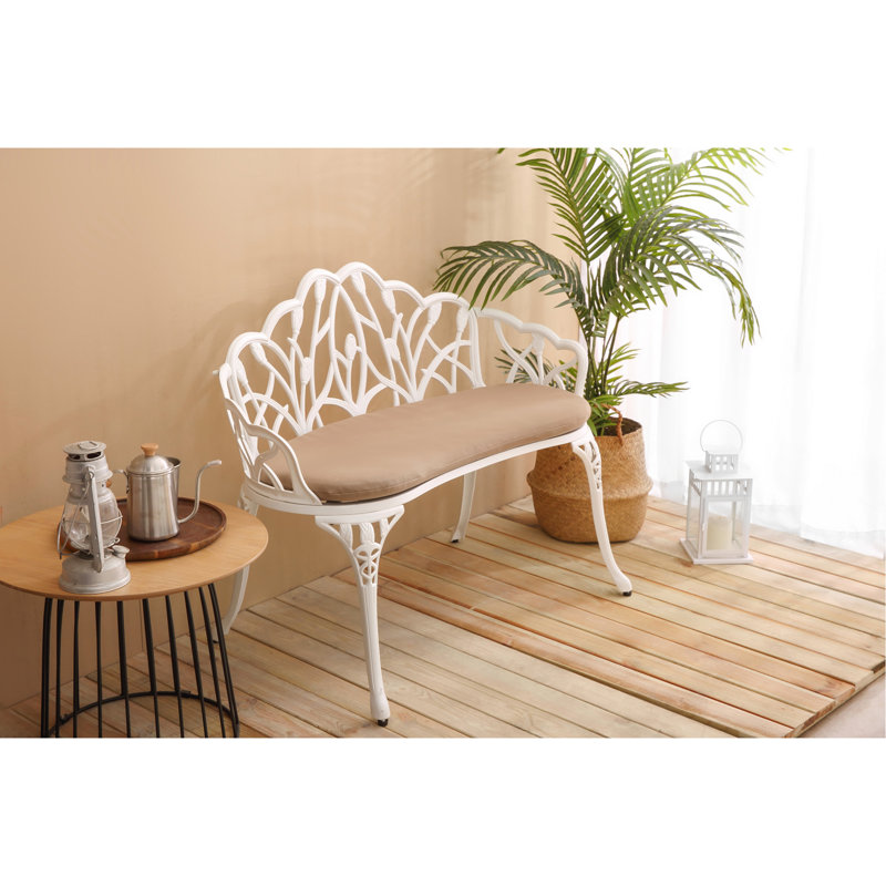 Banc de jardin Tulip 
avec coussin