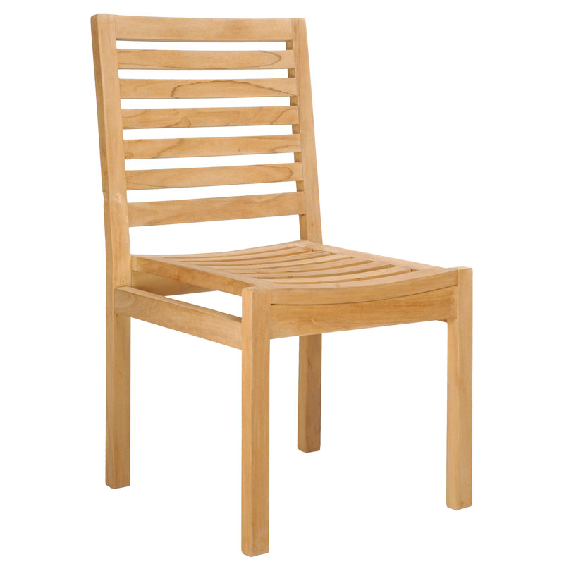 Kasandra Outdoor Teak Dining Side Chair