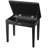 Duet Piano Keyboard Bench Storage Padded Chair Wooden Vanity Bookcase Stool-270181821