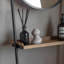 Lakemoore Flat Freestanding Mirror with Shelves