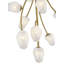 Lustre éclectique à branches dorées 22 lumières