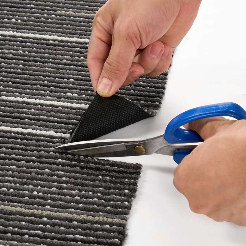 Tapis carré modulaire réutilisable 24 po x 24 po Carpet Tiles, Gris