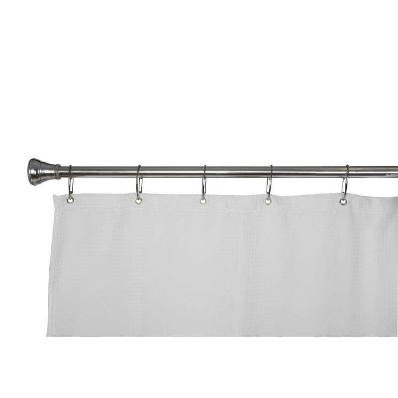 Chrome Rustproof Zinc Shower Curtain Rings Set of 12