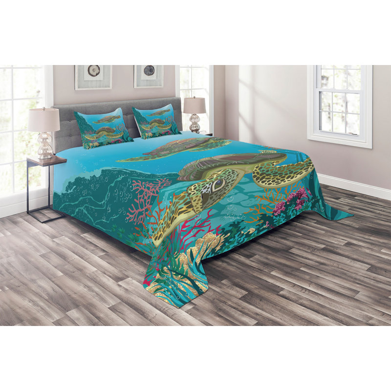 Coastal Polyester Coverlet